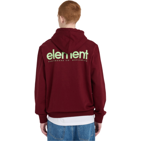 2026 Element Herre Lavt Simple Logo Hoodie ELYSF00267 - Zinfandel